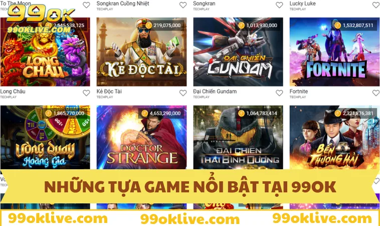 Nổ Hũ 99OK 53 Các game nổ hũ 99OK được yêu thích nhất